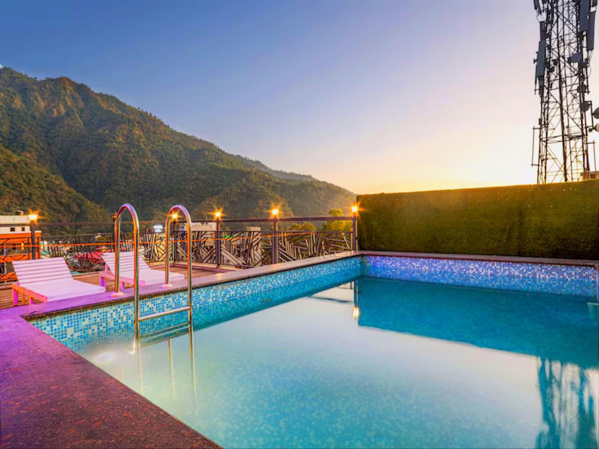 La Riqueza Pride Inn Tapovan # Swimming Pool With Mountain View # Free Parking Rishikesh Bagian luar foto